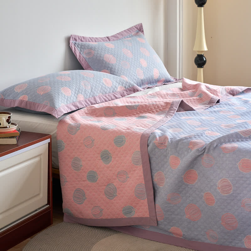 Cotton Gauze Summer Quilt | 100% Organic Cotton | Available in Full, Queen, King Sizes