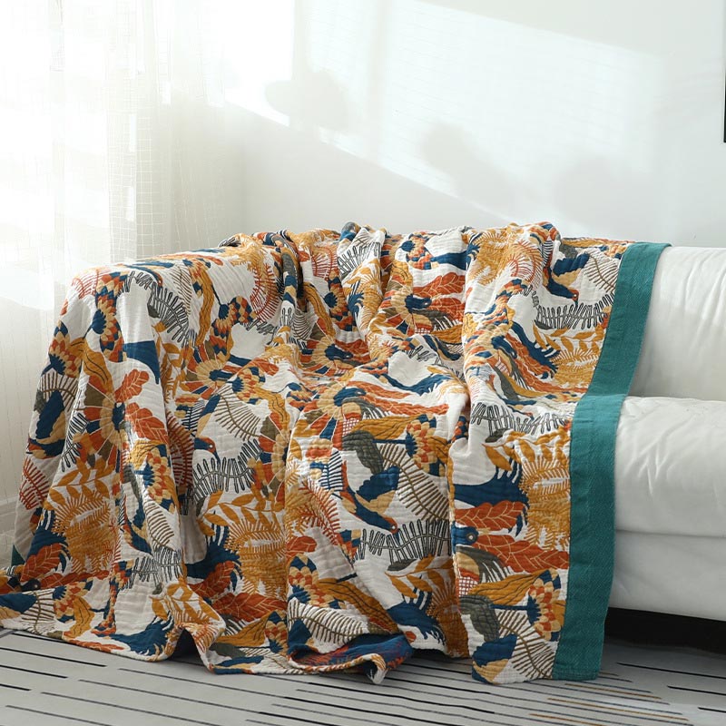 Reversible Cotton Blanket | Soft & Breathable | 1 Piece