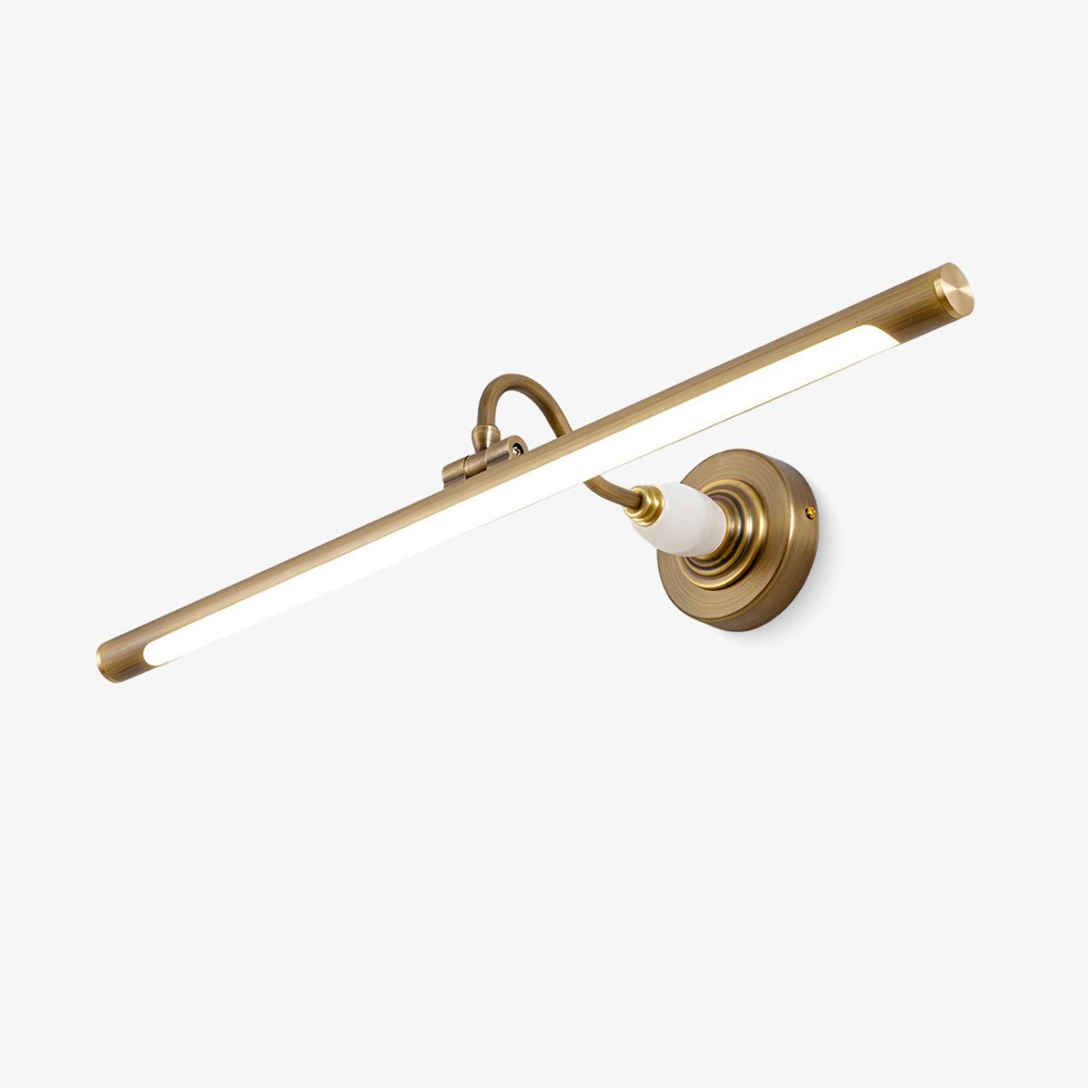 Archer Art Linear Wall Light | Antique Gold Finish | Various Sizes