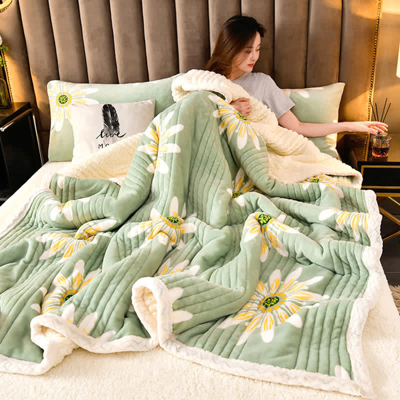 Fluffy Throw Blanket | Soft Polyester | Full Size 71"x79"