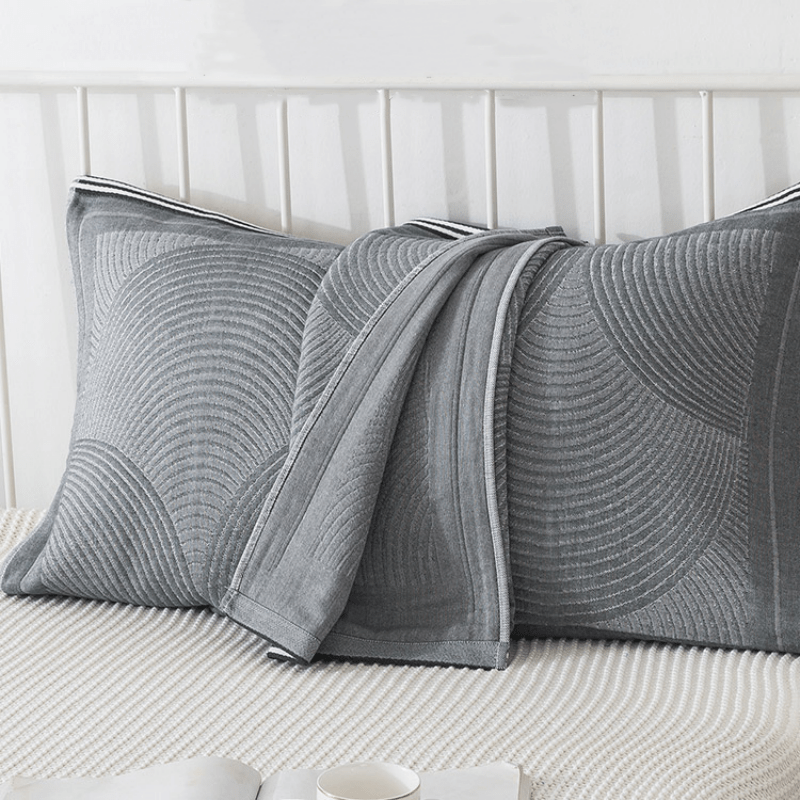 Breathable Pillow Towels | Combed Cotton | Set of 2