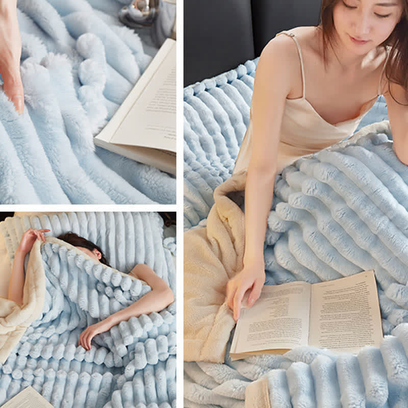 Soft Lightweight Throw Blanket | Double Velvet Polyester | Available in Multiple Colors