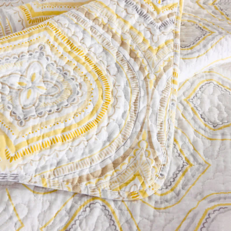Vintage Summer Quilt | 100% Organic Cotton | Cal King Size