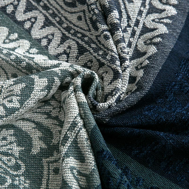 Bohemian Knit Shawl Blanket | 100% Cotton | 150cm x 190cm & 220cm x 260cm