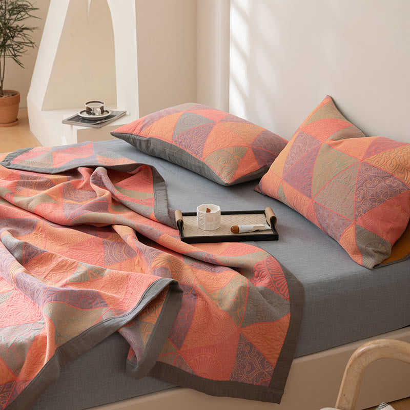 Reversible Quilt | 100% Organic Cotton | Full/Queen/King Sizes