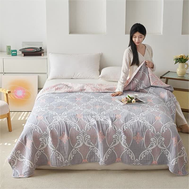 Retro Cotton Gauze Quilt | Eco-Friendly Organic Cotton | Full/Queen Size