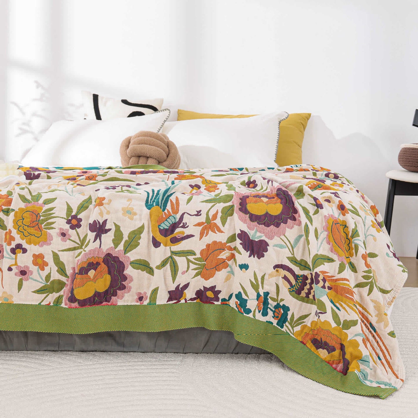 Cotton Gauze Quilt | Breathable & Eco-Friendly | Queen Size