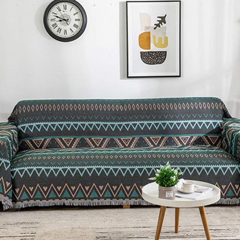 Geometric Blanket | Cotton-Polyester Blend | Multiple Sizes
