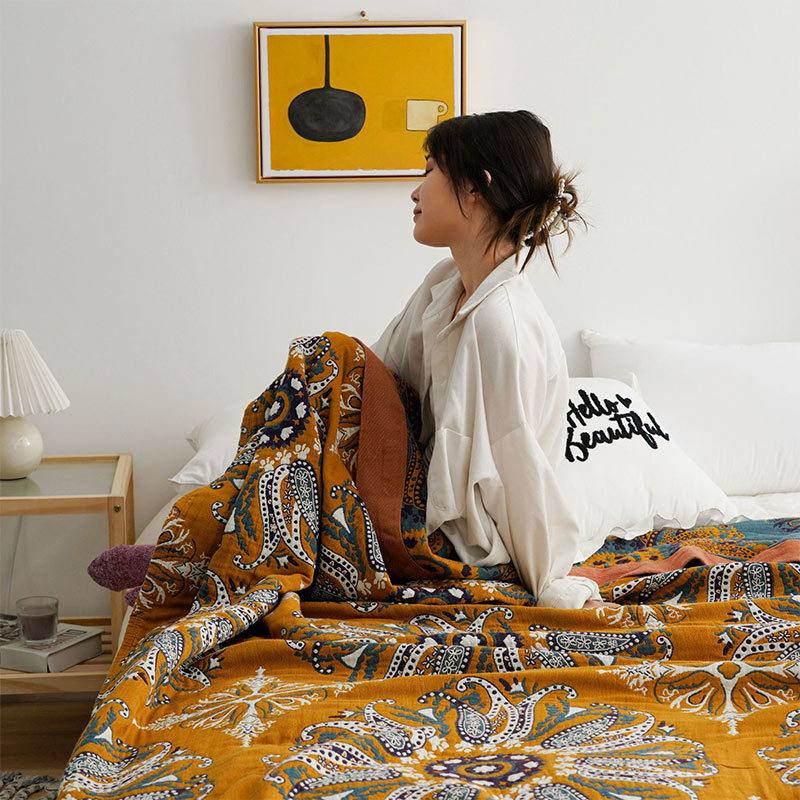 Cotton Gauze Quilt | 100% Organic Cotton | Reversible Design