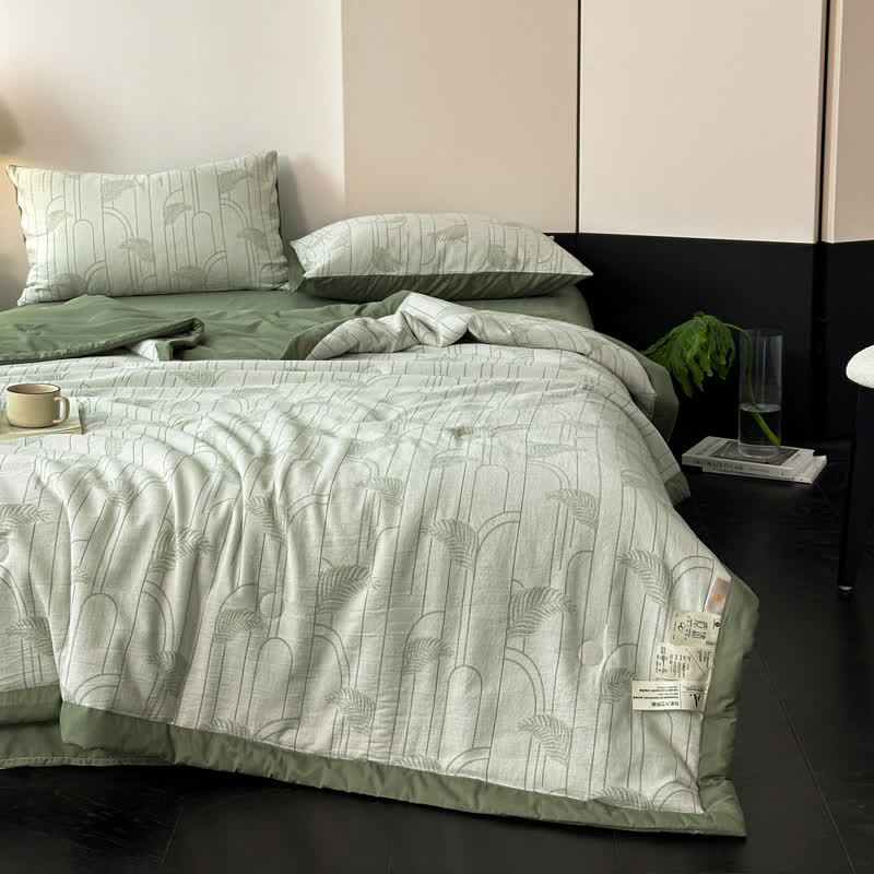 Cotton Gauze Bedding Set | Lightweight & Eco-Friendly | Full/Queen Options
