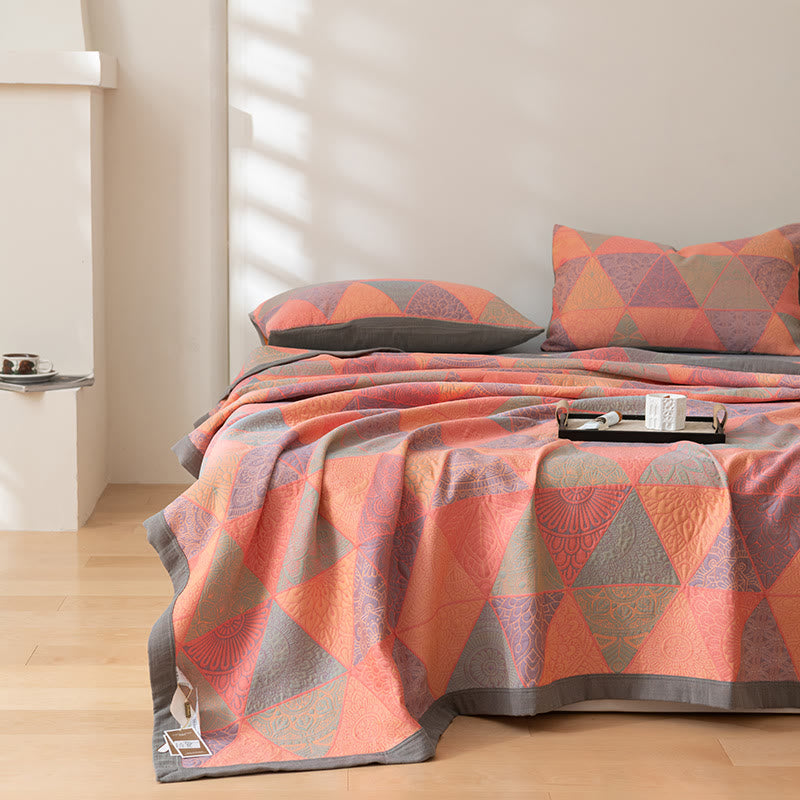 Reversible Quilt | 100% Organic Cotton | Full/Queen/King Sizes