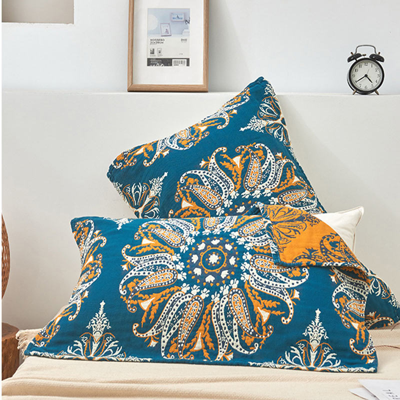 Bohemian Cotton Pillow Towel | 100% Pure Cotton | Set of 2