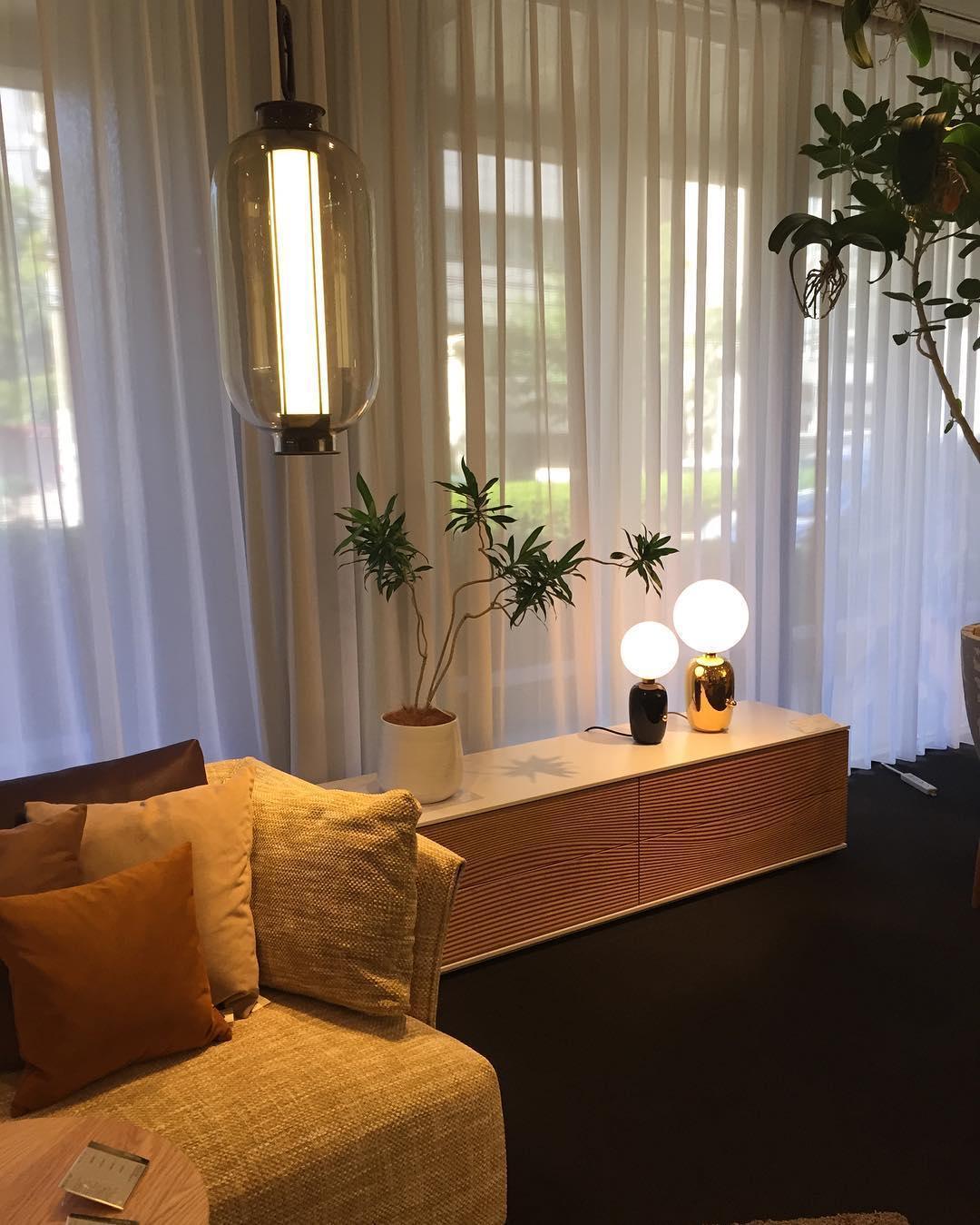Kade Table Lamp | Blown Glass & Metal | Gold, White, or Black Base