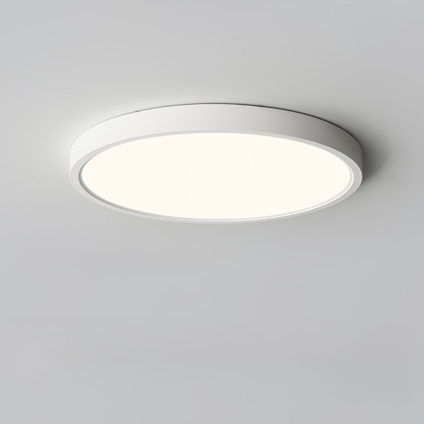 Acrylic Round Ceiling Light | Thinnest Design | White/Black