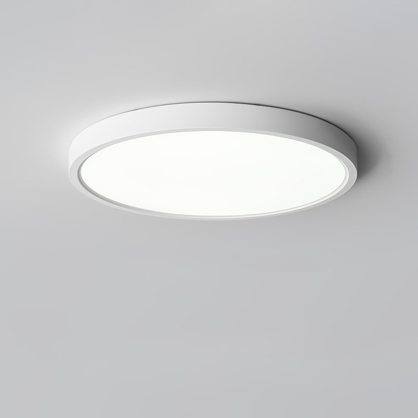 Acrylic Round Ceiling Light | Thinnest Design | White/Black