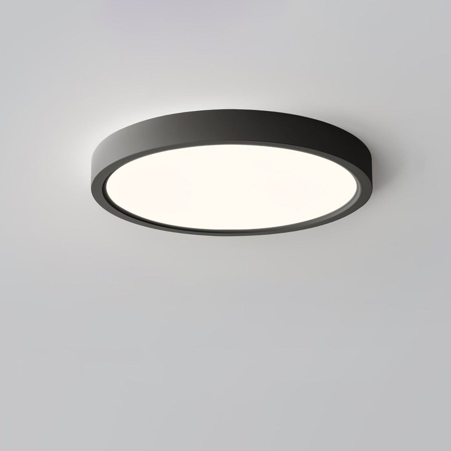Acrylic Round Ceiling Light | Thinnest Design | White/Black