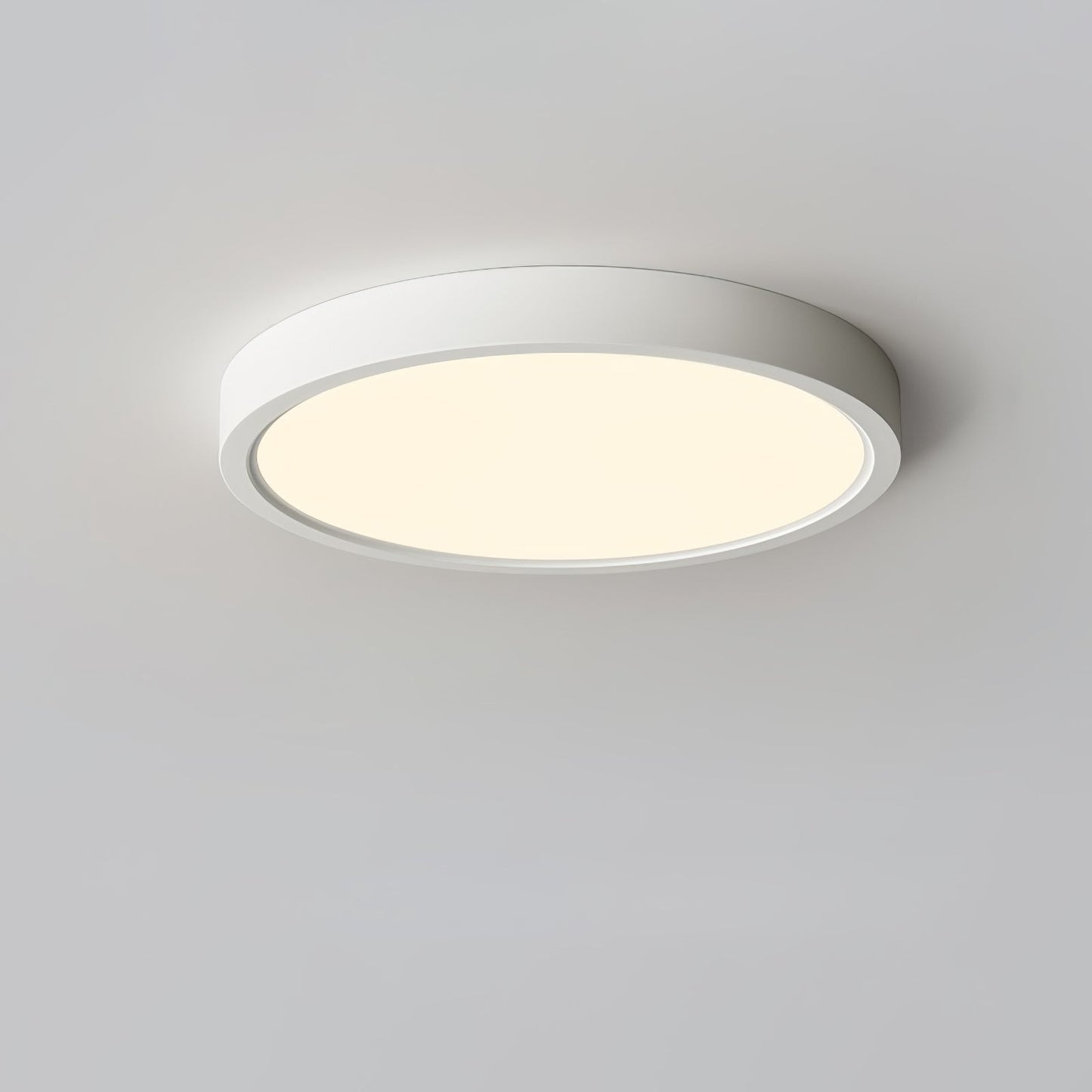 Acrylic Round Ceiling Light | Thinnest Design | White/Black