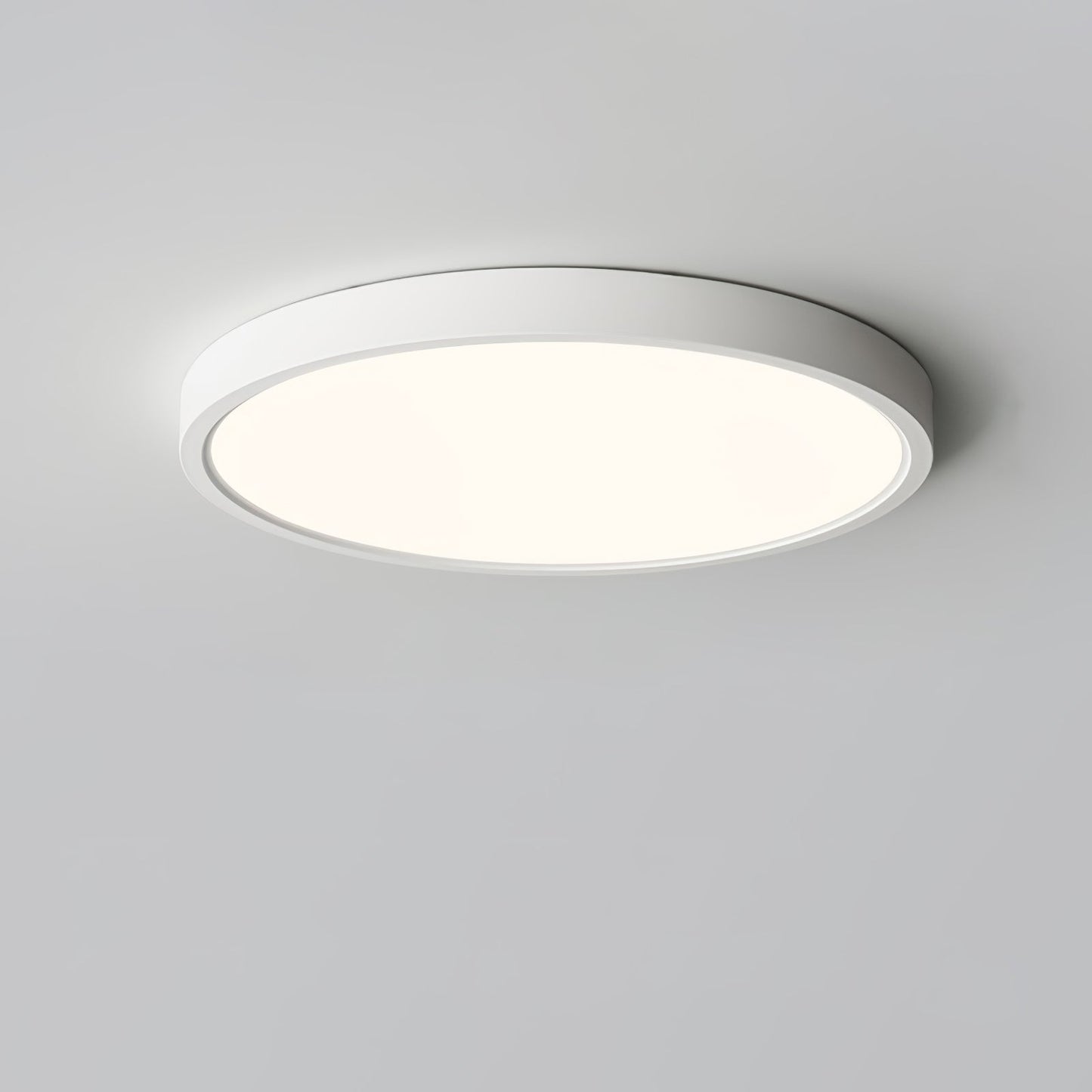Acrylic Round Ceiling Light | Thinnest Design | White/Black