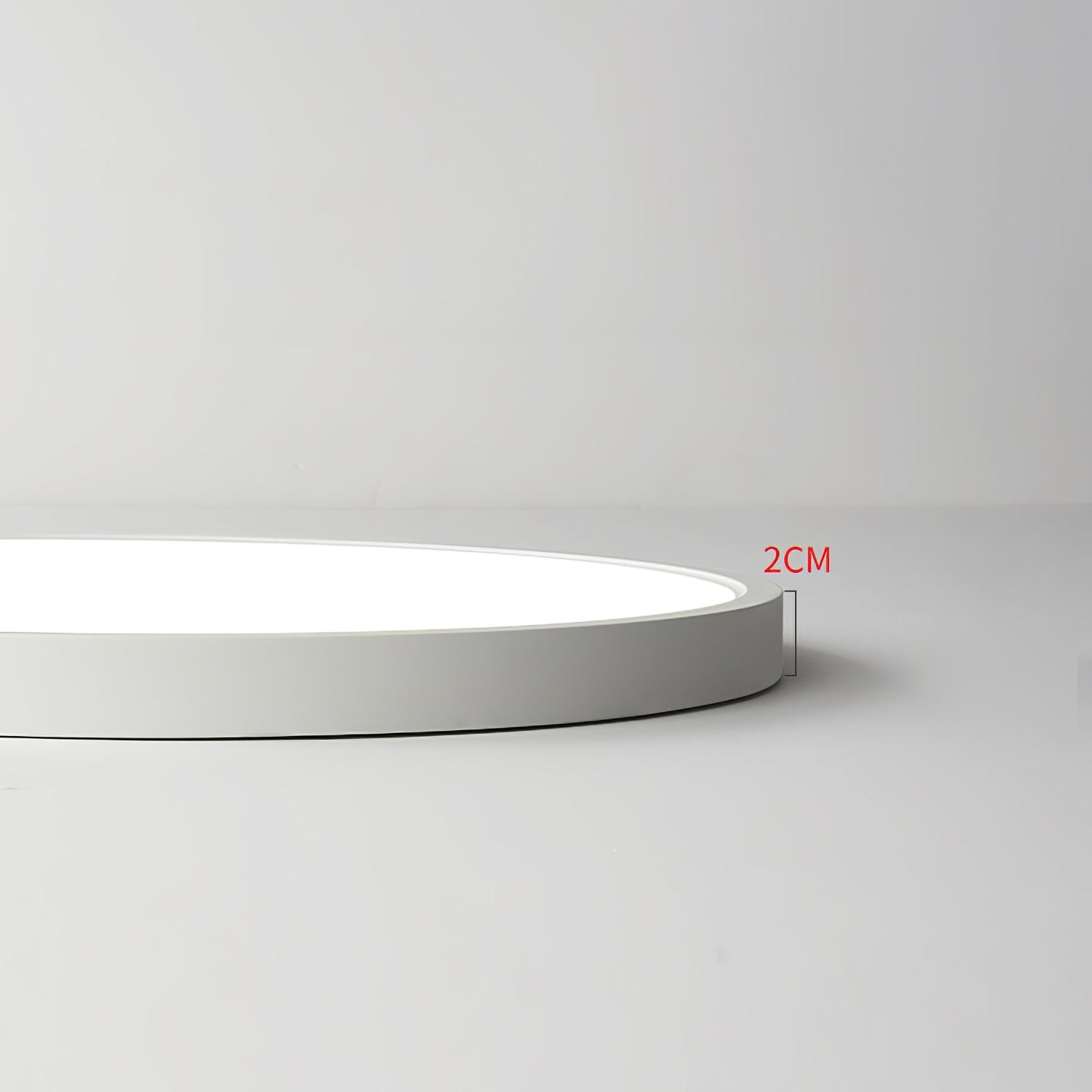 Acrylic Round Ceiling Light | Thinnest Design | White/Black
