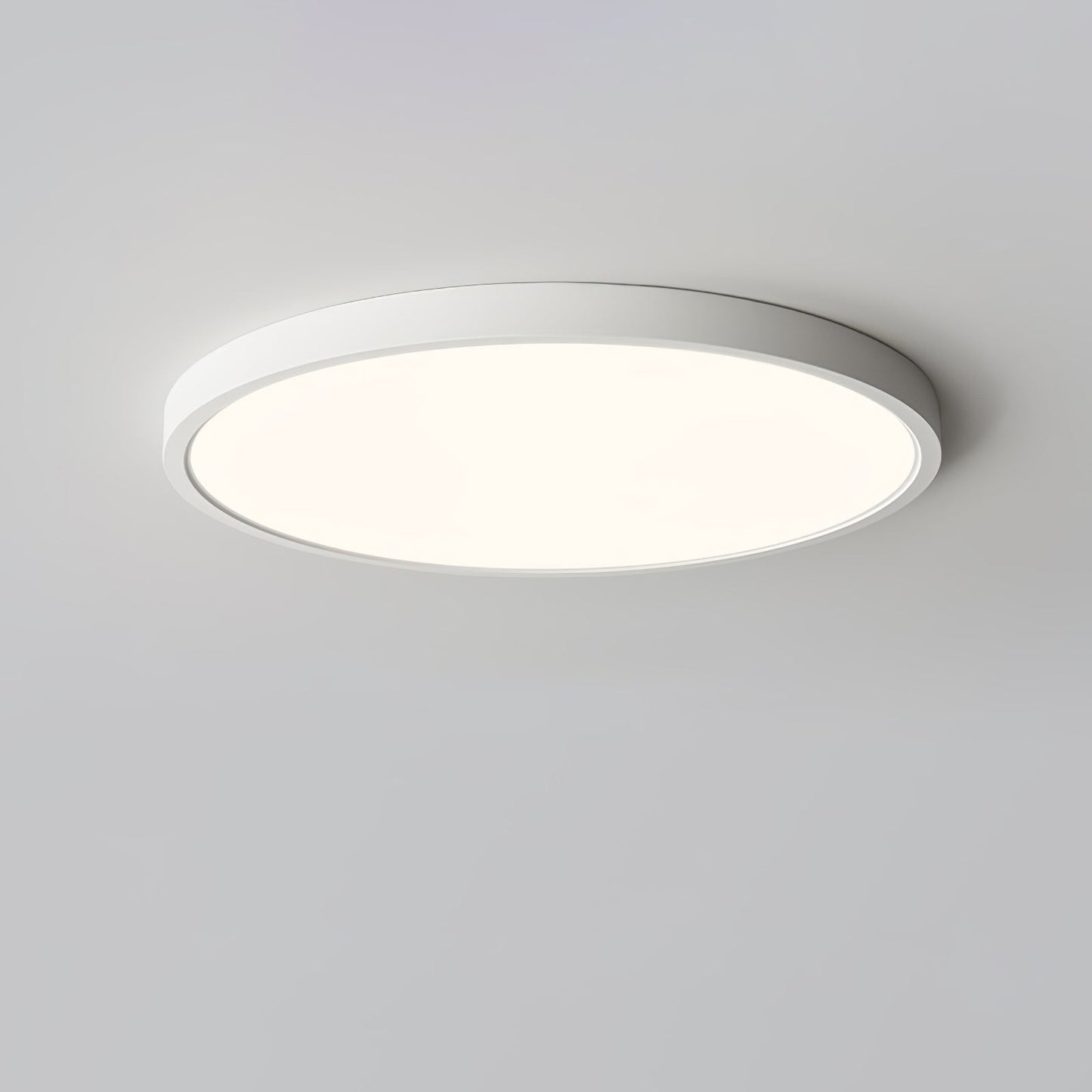 Acrylic Round Ceiling Light | Thinnest Design | White/Black
