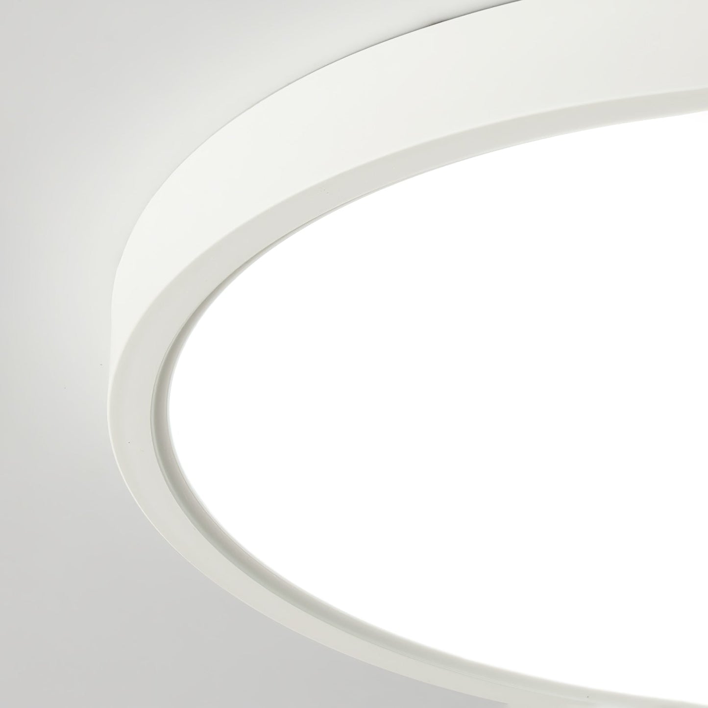 Acrylic Round Ceiling Light | Thinnest Design | White/Black
