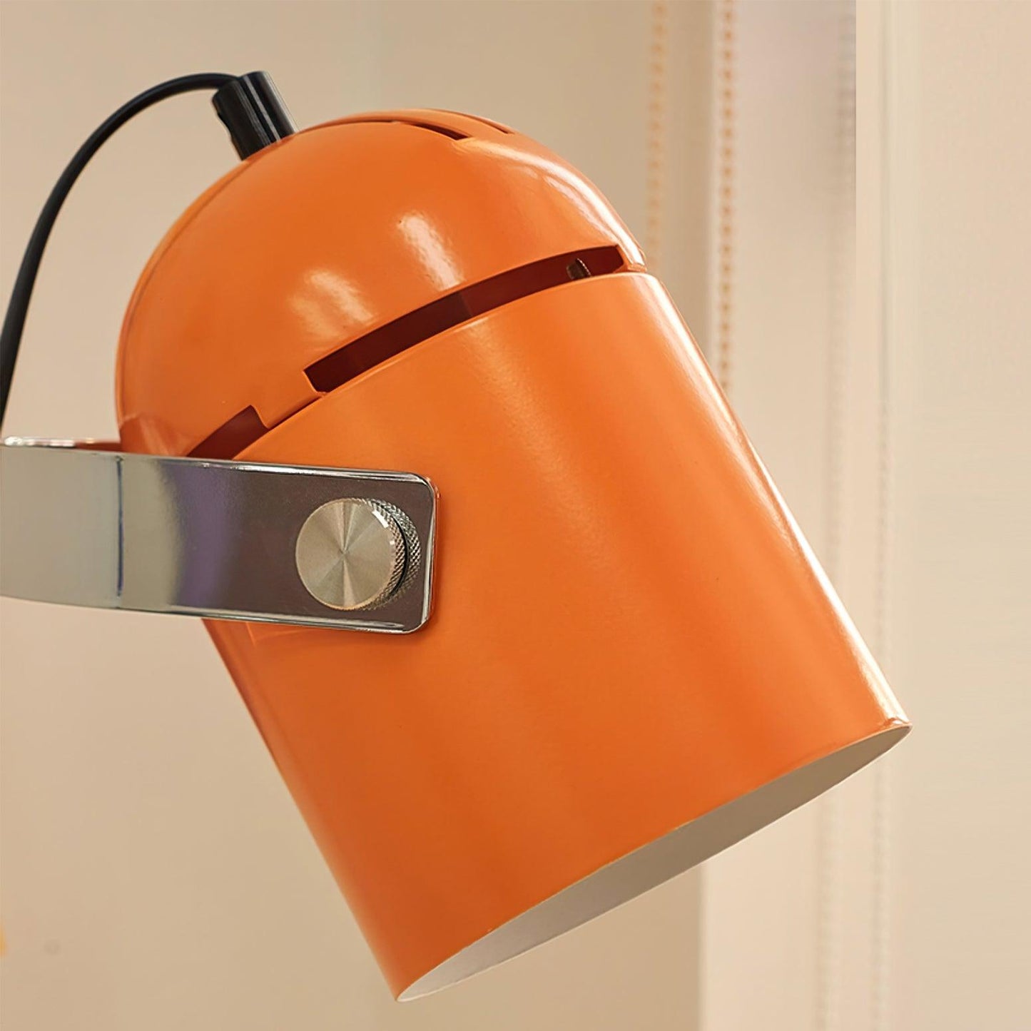Adjusta Liftable Desk Lamp | Iron Construction | Chrome, Orange, Green