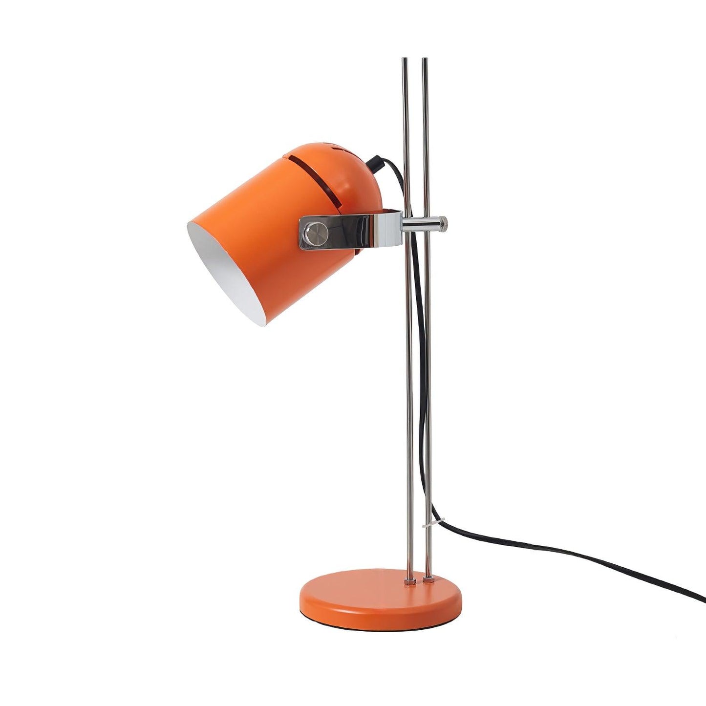 Adjusta Liftable Desk Lamp | Iron Construction | Chrome, Orange, Green