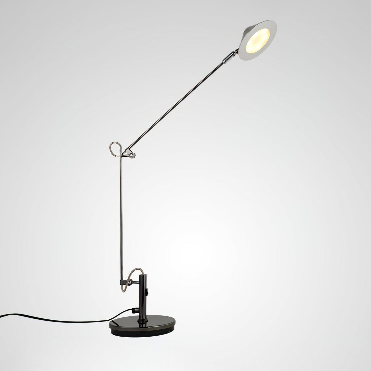 Adjustable Office Task Lamp | Metal | Black