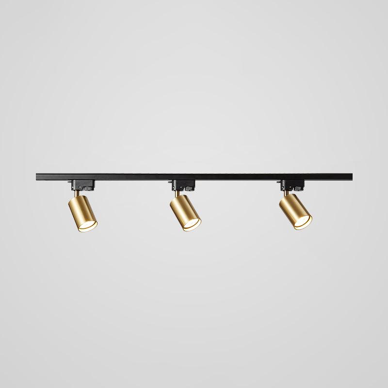 Ceiling Spotlight Track Light | Adjustable Metal | 3/4/5 Lamps, Black/White/Gold