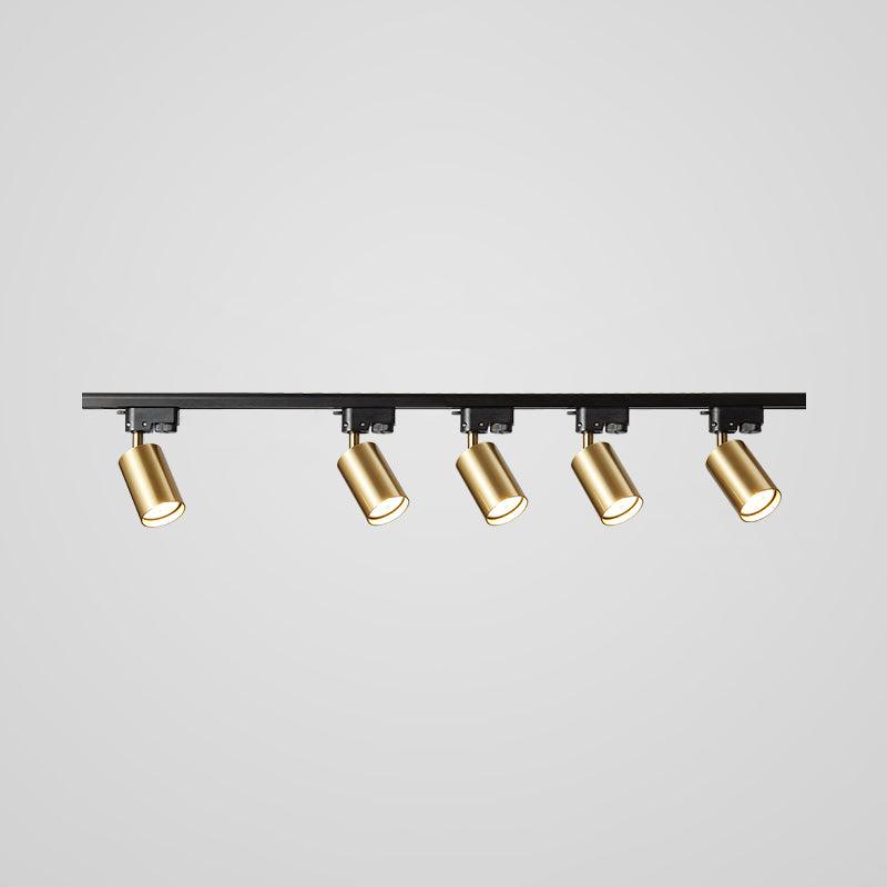 Ceiling Spotlight Track Light | Adjustable Metal | 3/4/5 Lamps, Black/White/Gold