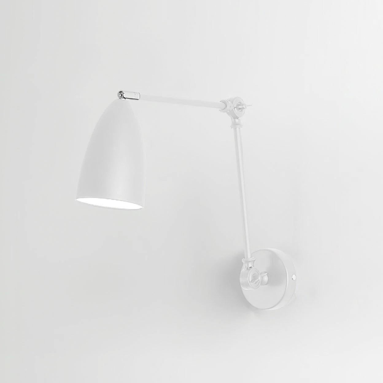 Adjustable Wall Lamp | Metal | White, Nickel, Black