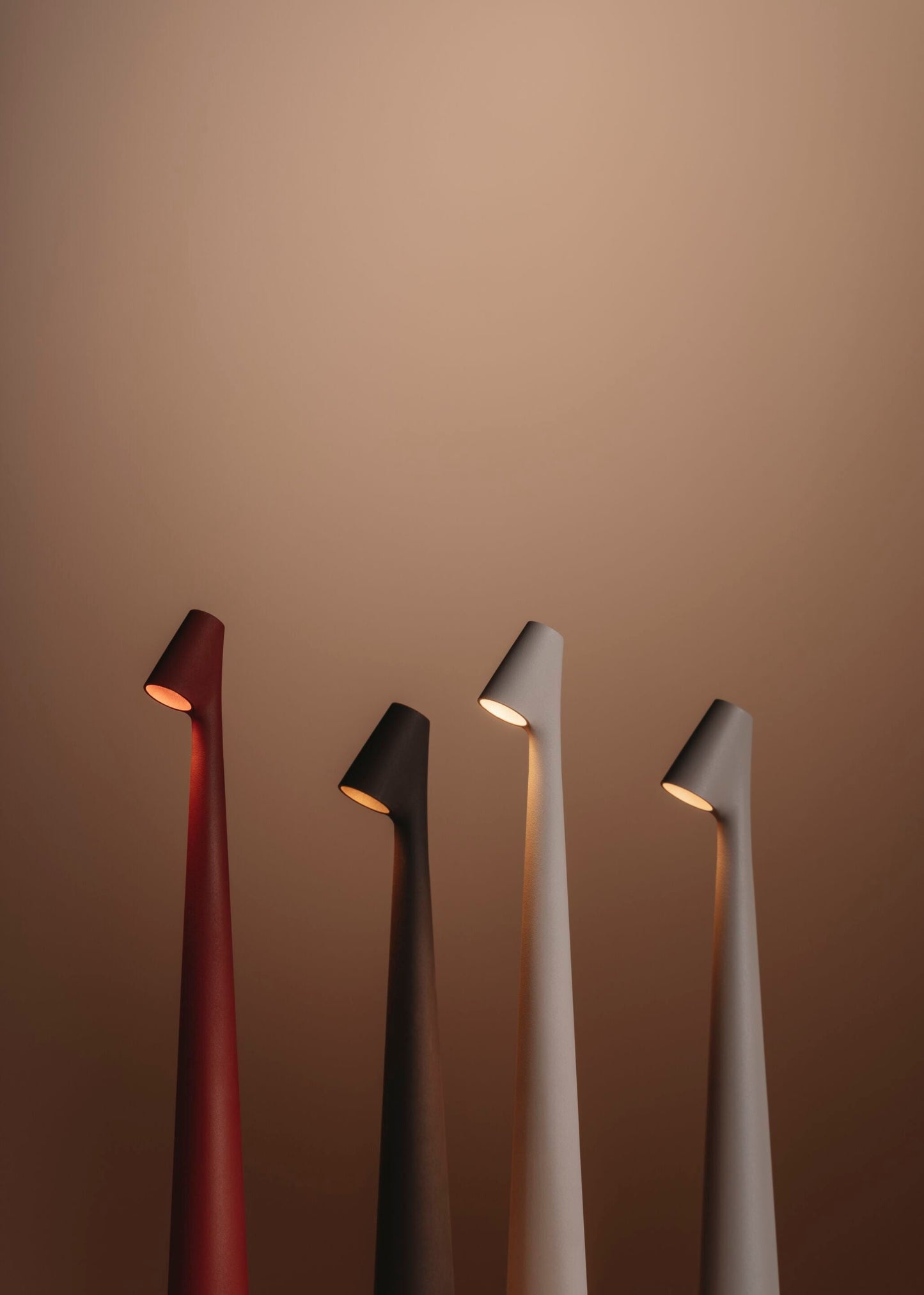 Africa Portable Table Lamp | Metal & Acrylic | Rechargeable, 4 Colors