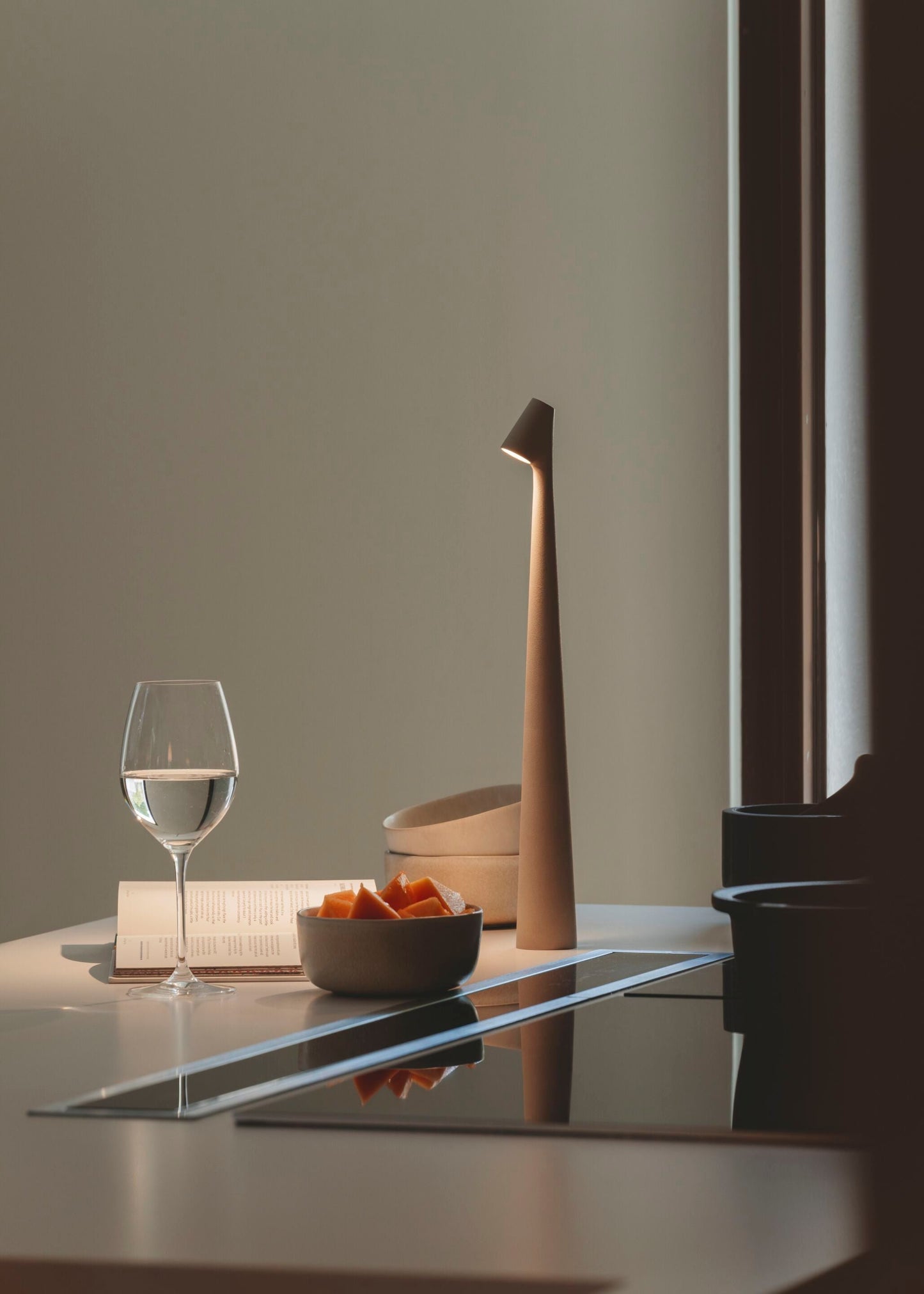 Africa Portable Table Lamp | Metal & Acrylic | Rechargeable, 4 Colors