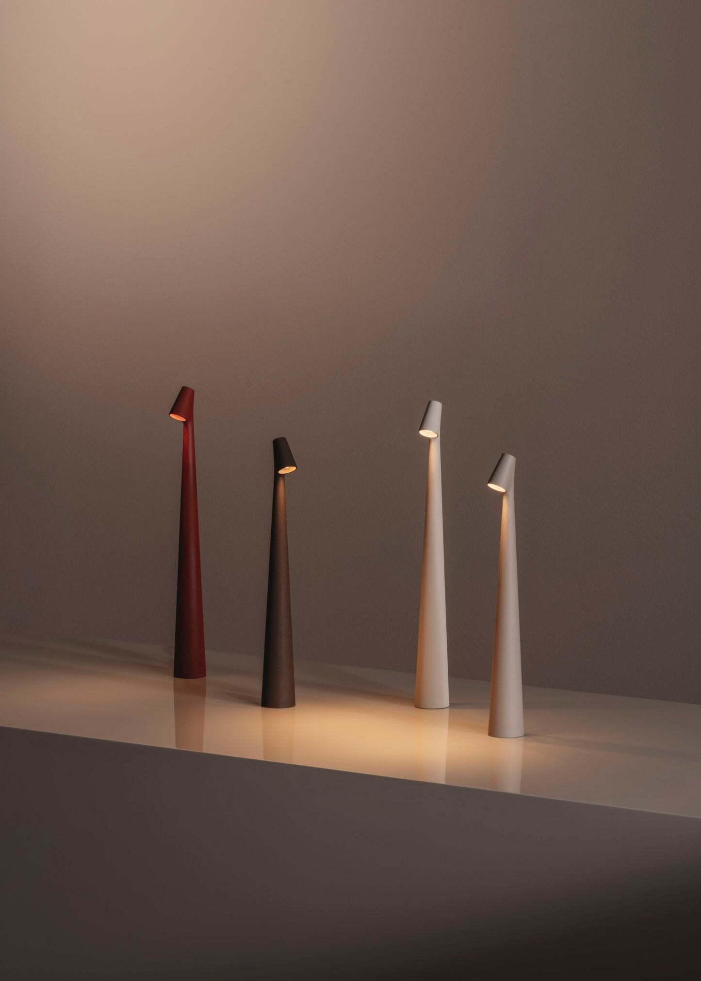 Africa Portable Table Lamp | Metal & Acrylic | Rechargeable, 4 Colors
