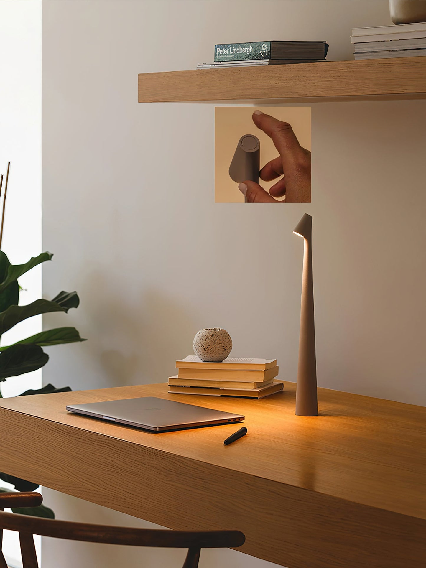 Africa Portable Table Lamp | Metal & Acrylic | Rechargeable, 4 Colors