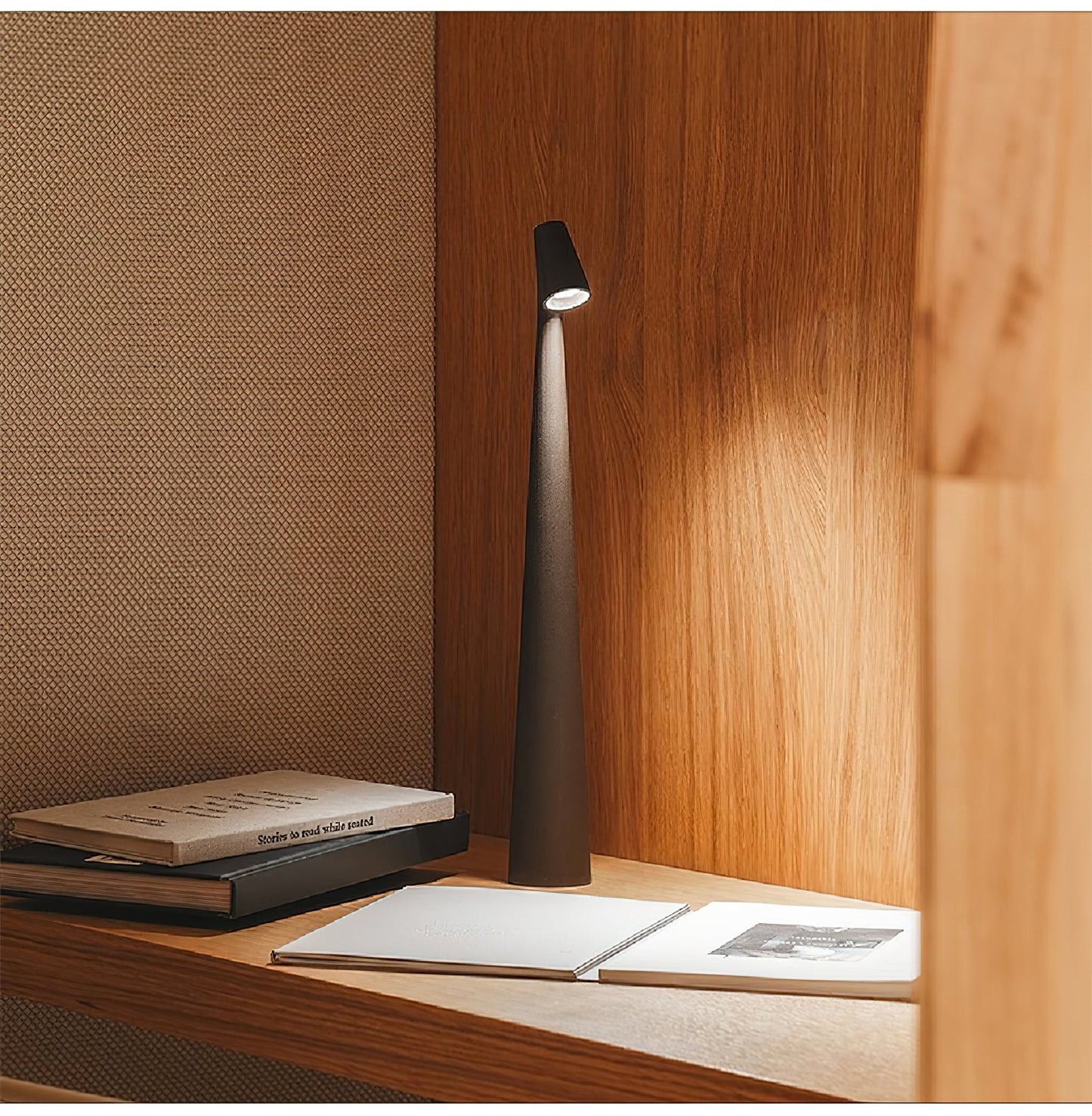 Africa Portable Table Lamp | Metal & Acrylic | Rechargeable, 4 Colors