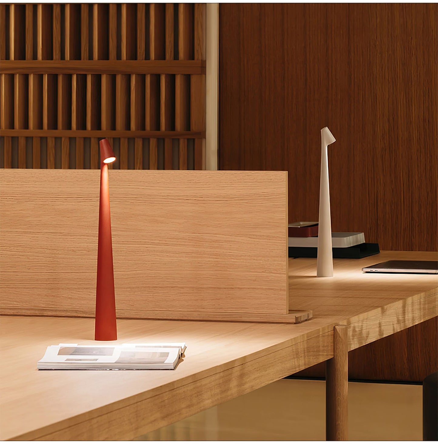 Africa Portable Table Lamp | Metal & Acrylic | Rechargeable, 4 Colors