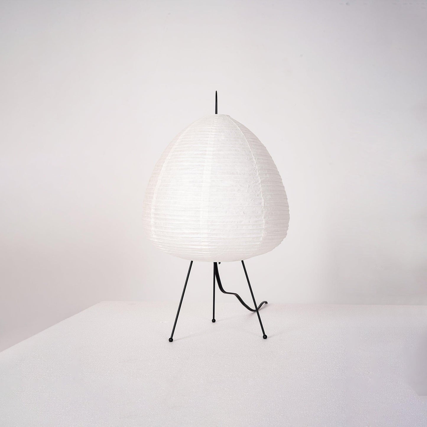Akari Paper Table Lamp | Mulberry Rice Paper & Metal | 26cm, 30cm, 40cm Sizes