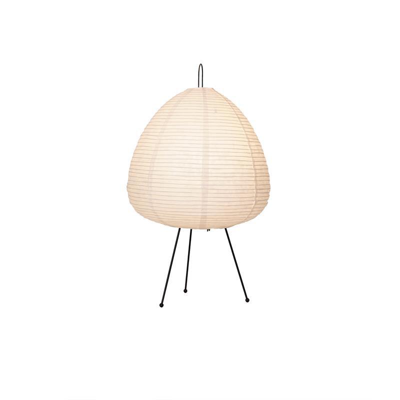 Akari Paper Table Lamp | Mulberry Rice Paper & Metal | 26cm, 30cm, 40cm Sizes