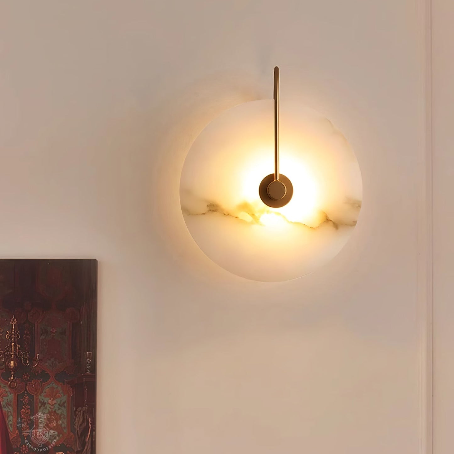 Alabaster LED Wall Sconce | Elegant Alabaster Stone | Multiple Sizes Available