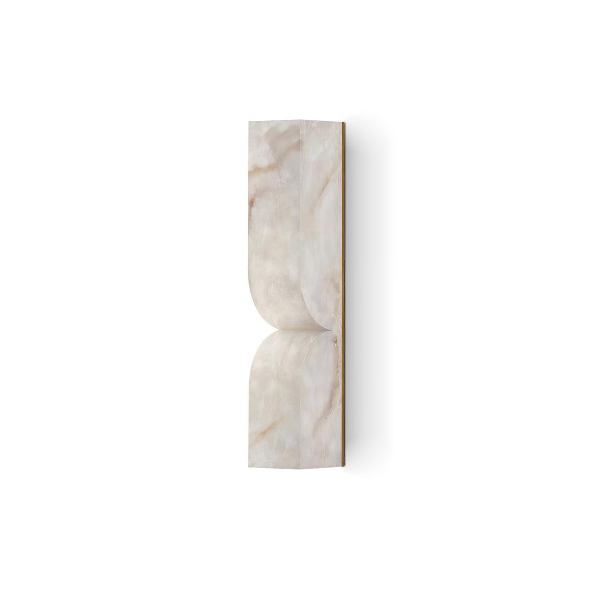 Alabaster Wall Sconce | Carved Alabaster | LED Indoor Lighting