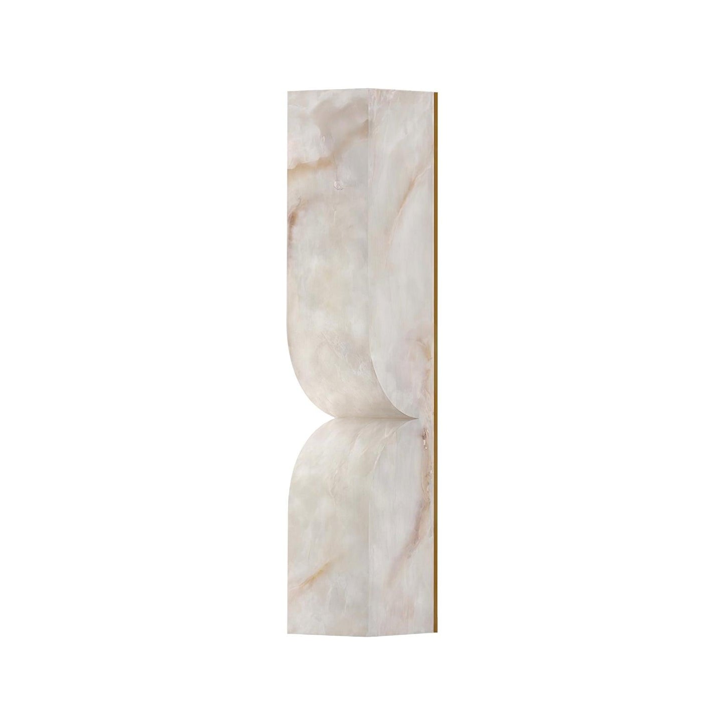 Alabaster Wall Sconce | Carved Alabaster | LED Indoor Lighting