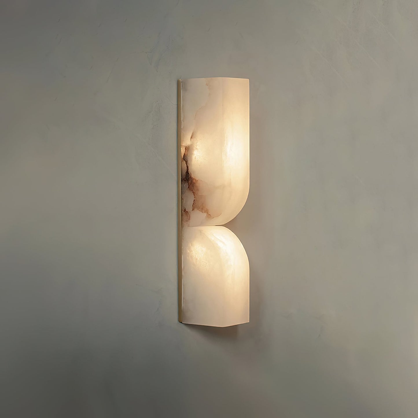 Alabaster Wall Sconce | Carved Alabaster | LED Indoor Lighting