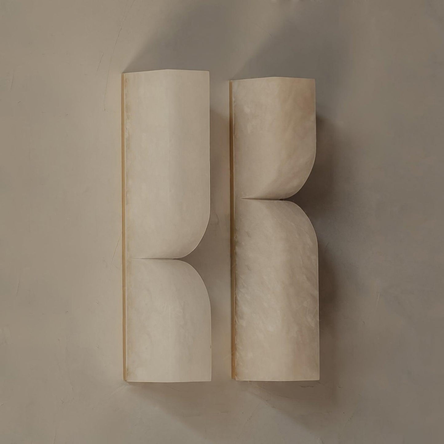 Alabaster Wall Sconce | Carved Alabaster | LED Indoor Lighting