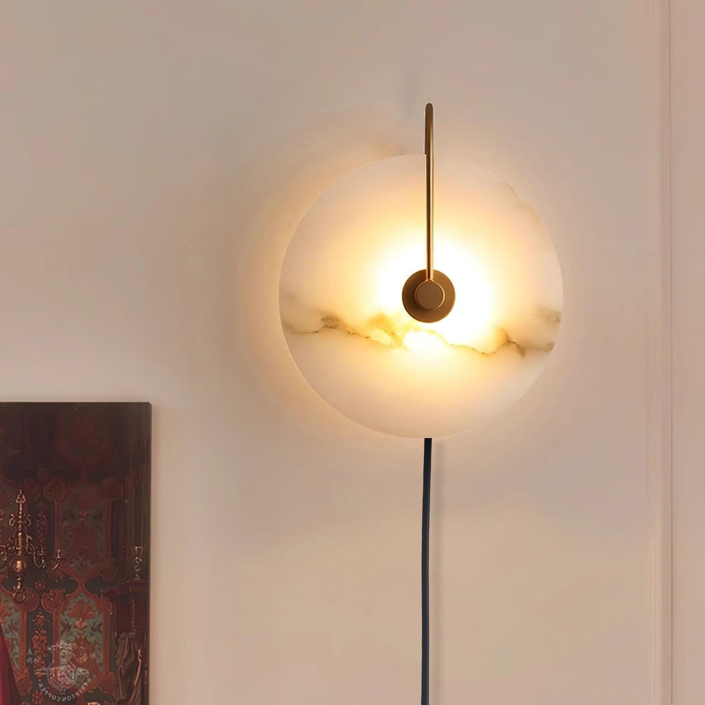 Alabaster LED Wall Lamp | High-Quality Alabaster | Multiple Sizes Available