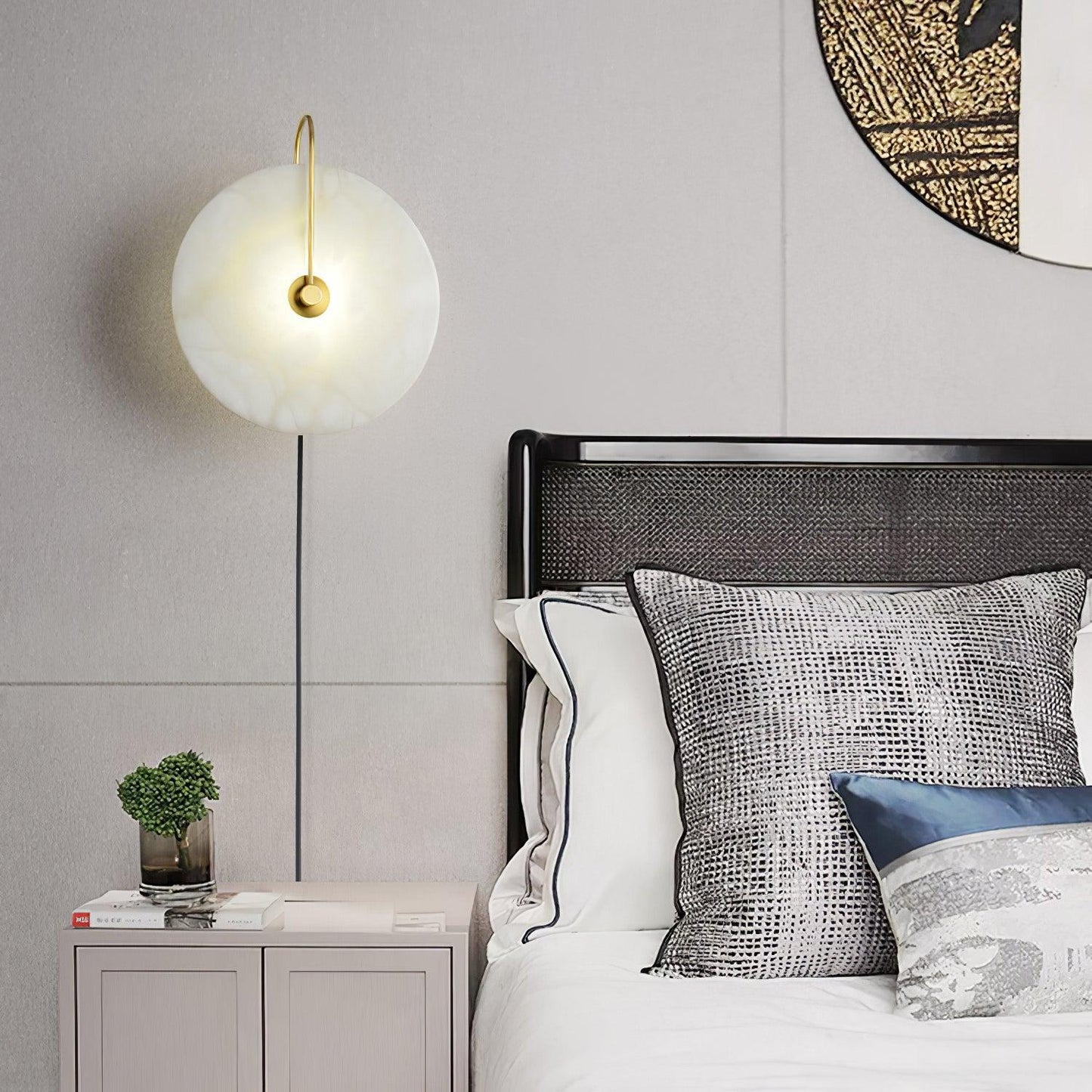 Alabaster LED Wall Lamp | High-Quality Alabaster | Multiple Sizes Available