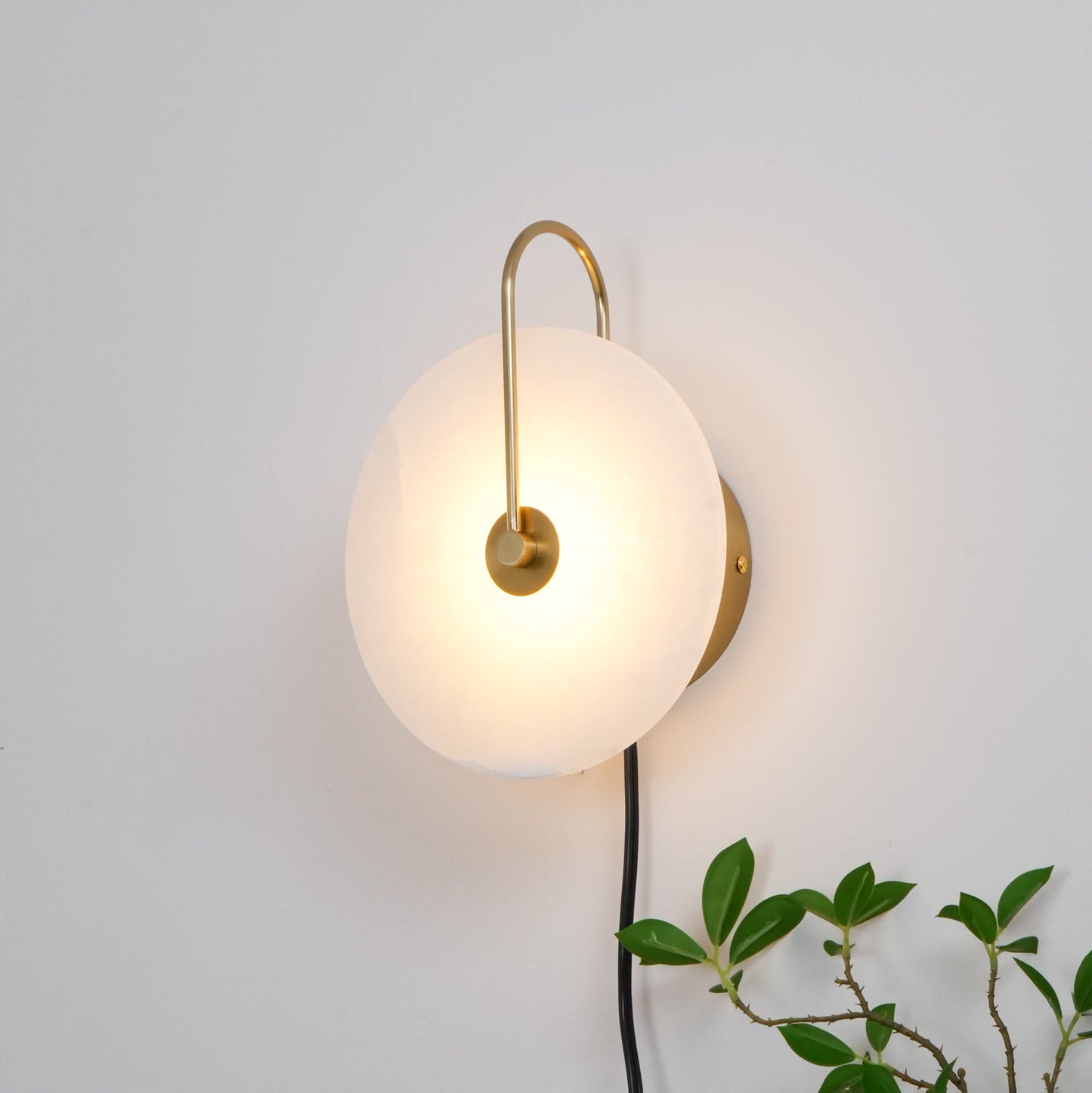 Alabaster LED Wall Lamp | High-Quality Alabaster | Multiple Sizes Available