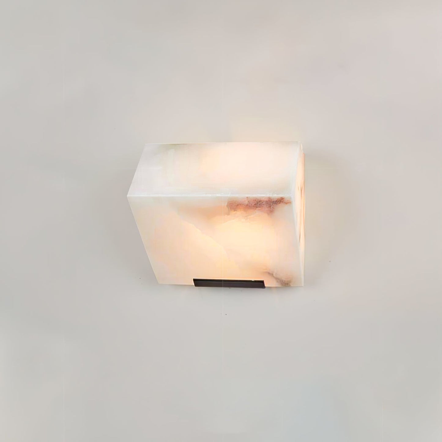 Alabaster Wall Lamp | White Alabaster & Metal | 2-Pack