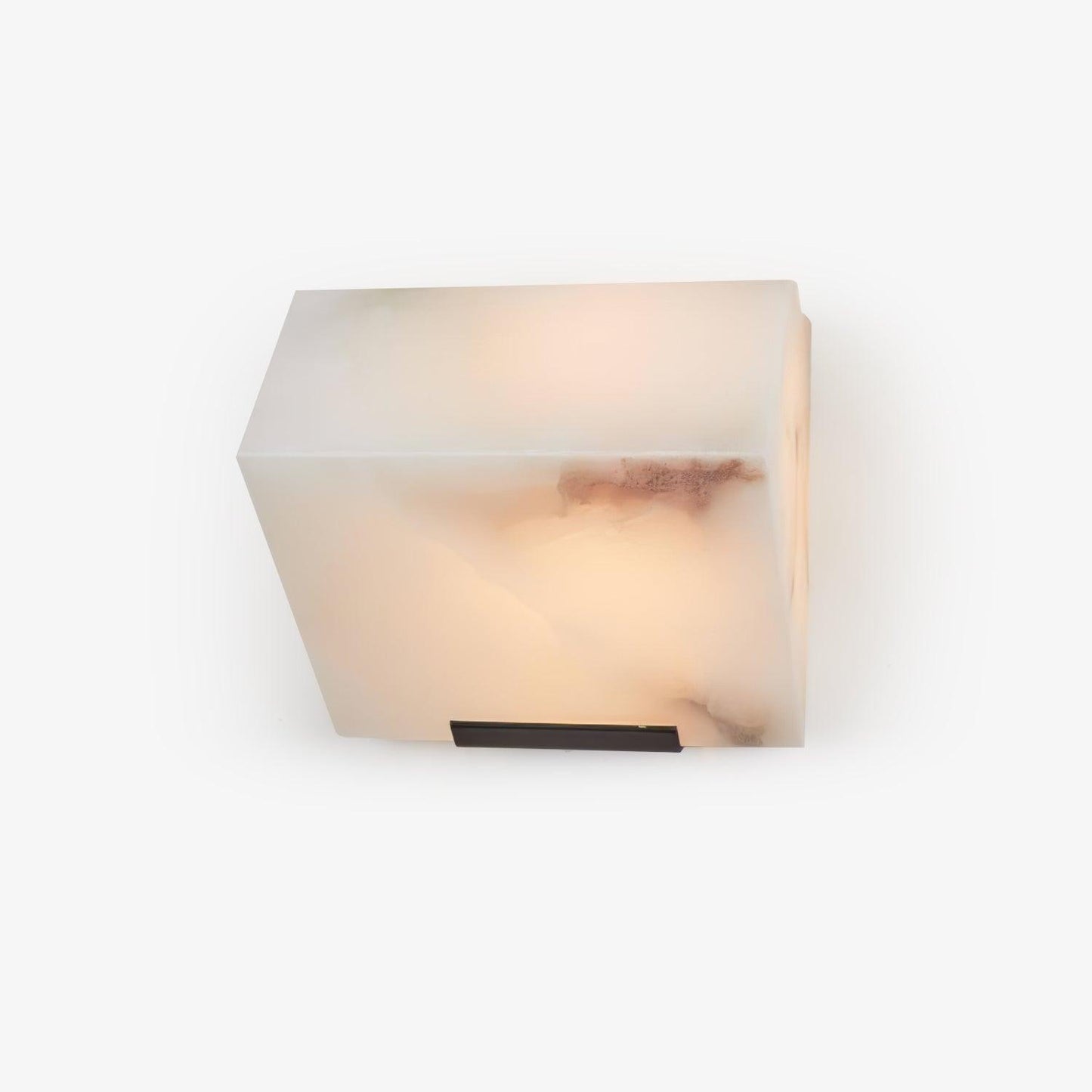 Alabaster Wall Lamp | White Alabaster & Metal | 2-Pack
