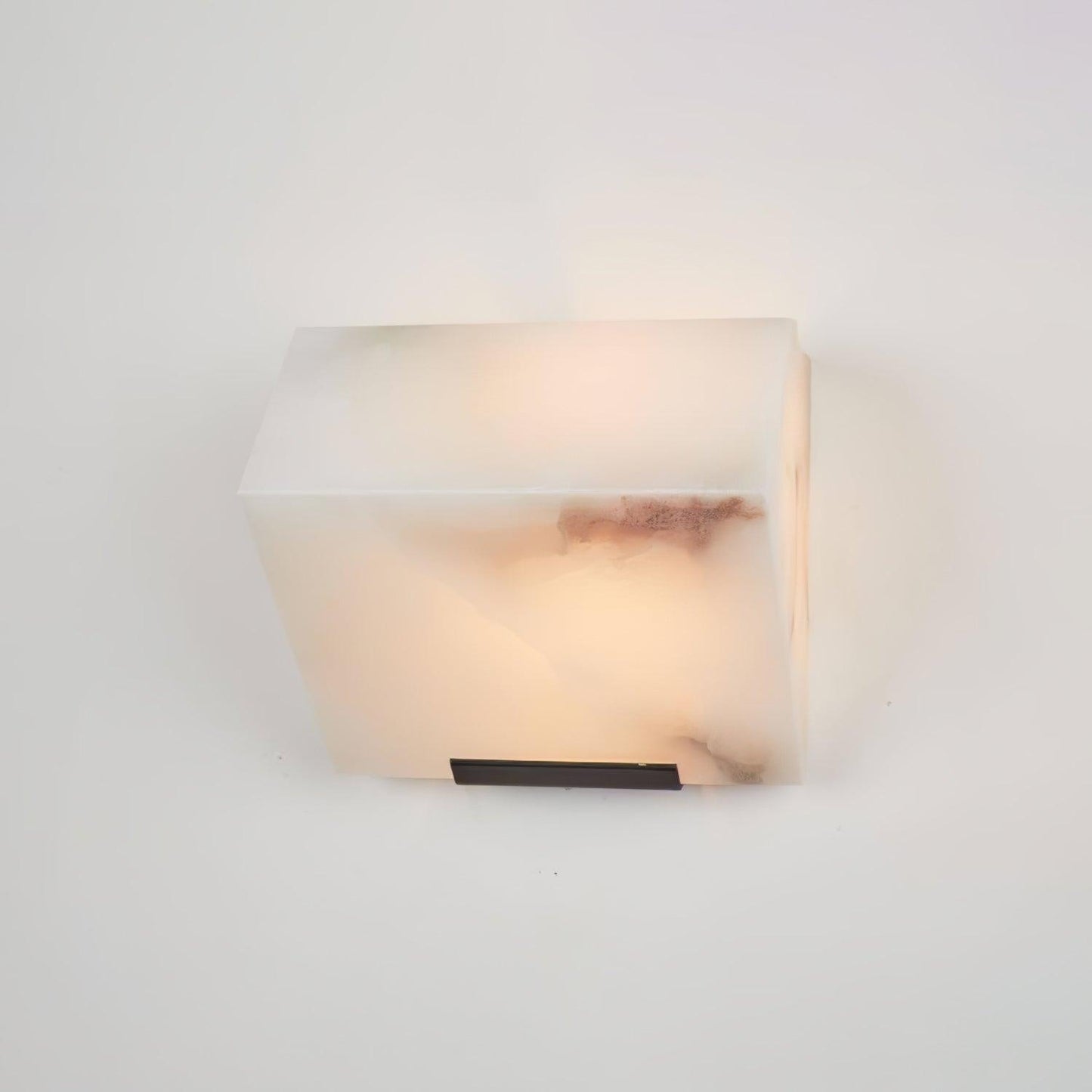 Alabaster Wall Lamp | White Alabaster & Metal | 2-Pack